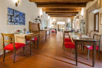 Benedictijner klooster Valnerina restaurant - Giotto Cultuurprojecten